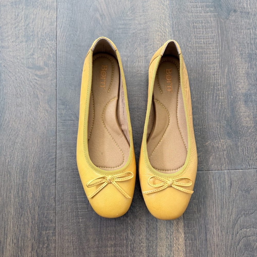 NEW Born Brin Flats | Sunflower Yellow | Size: 6.5 - Picture 2 of 8